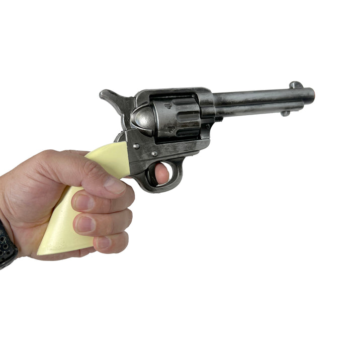 Western Ivory Revolver In Hand