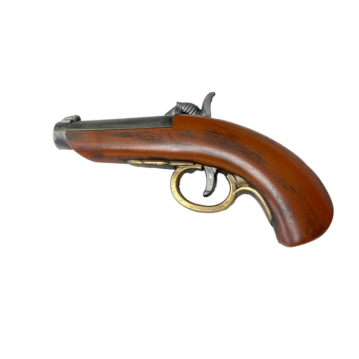 Rubber Mini Flintlock Pistol Left Side