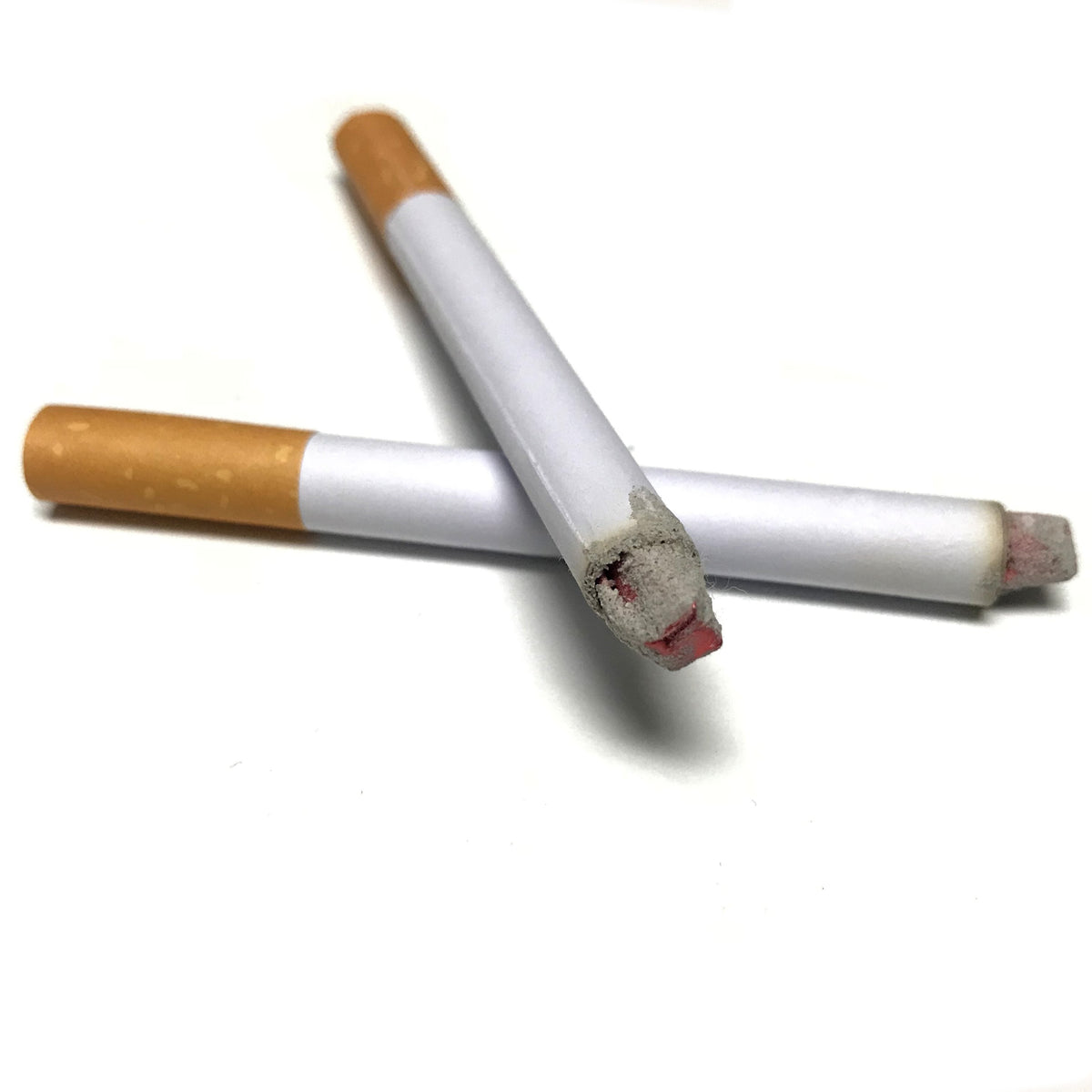 Fake Puff Puff Style Phony Cigarette with Powder Smoke Effect - 2 Pack —